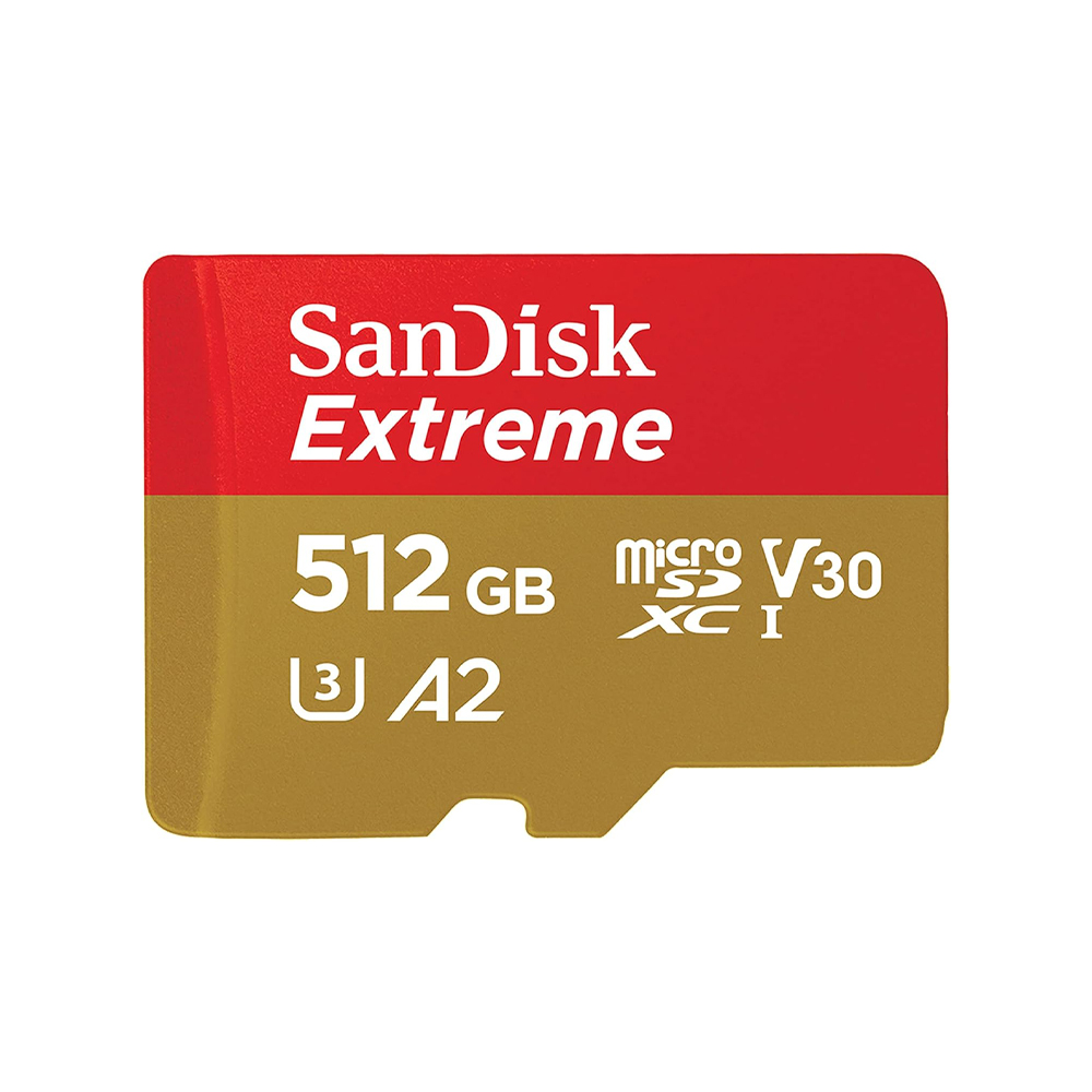 SanDisk 512GB Extreme micro SDXC UHS-I Memory Card