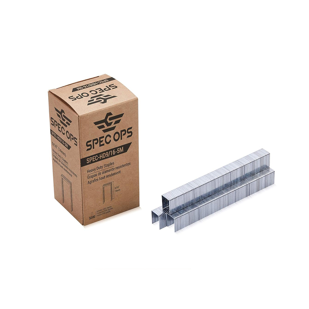 Spec Ops Tools Heavy Duty Staples, 9/16-in, 5,000 Pack, 3% Donated to Veterans - SPEC-HD916-5M